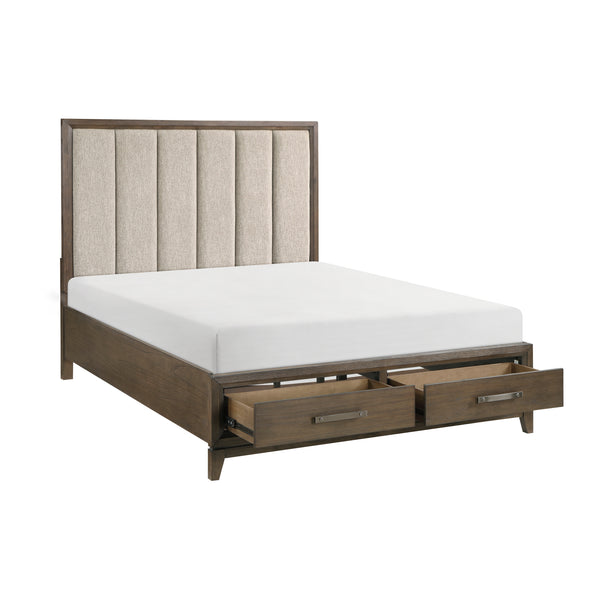 Cambridge Queen Platform Bed with Footboard Storage alternate view