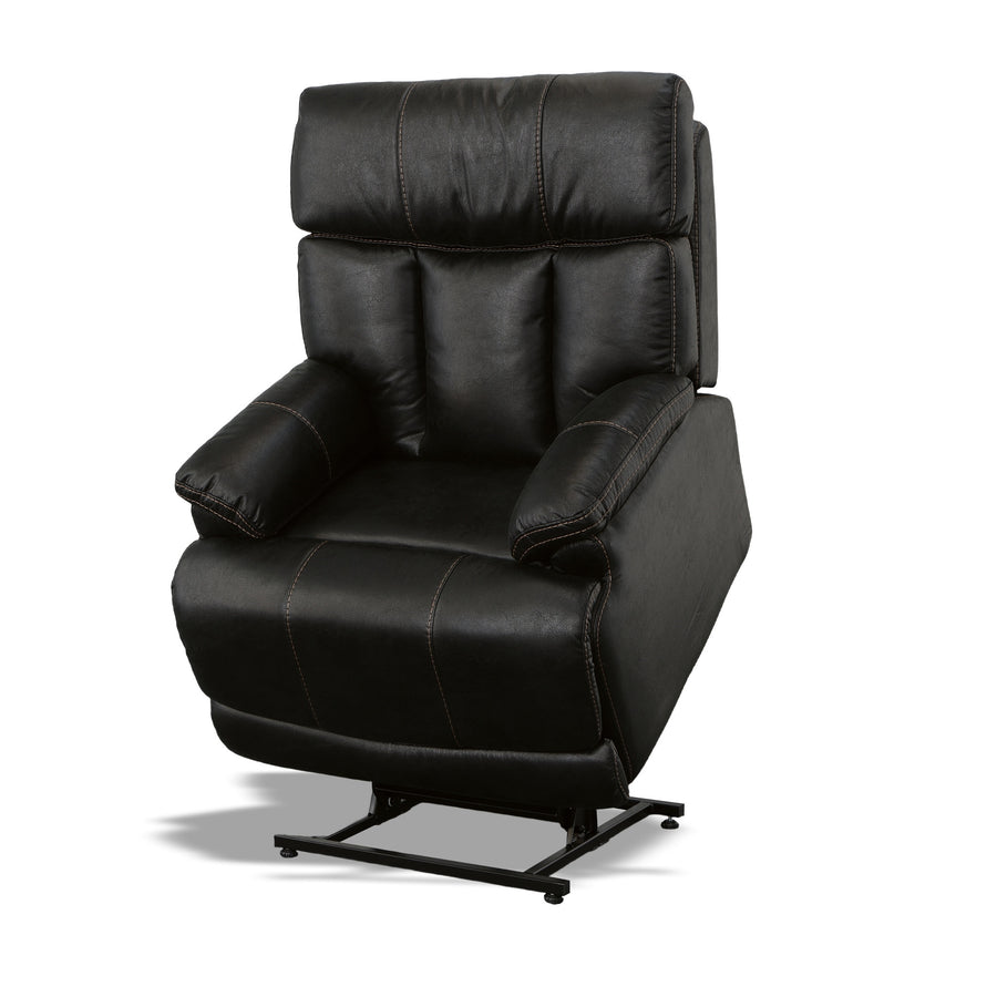 Clive Peppercorn Fabric Power Lift Recliner with Power Headrest & Lumbar