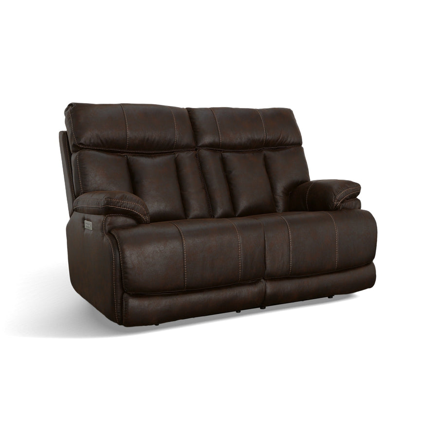 Clive Clove Fabric Power Reclining Loveseat