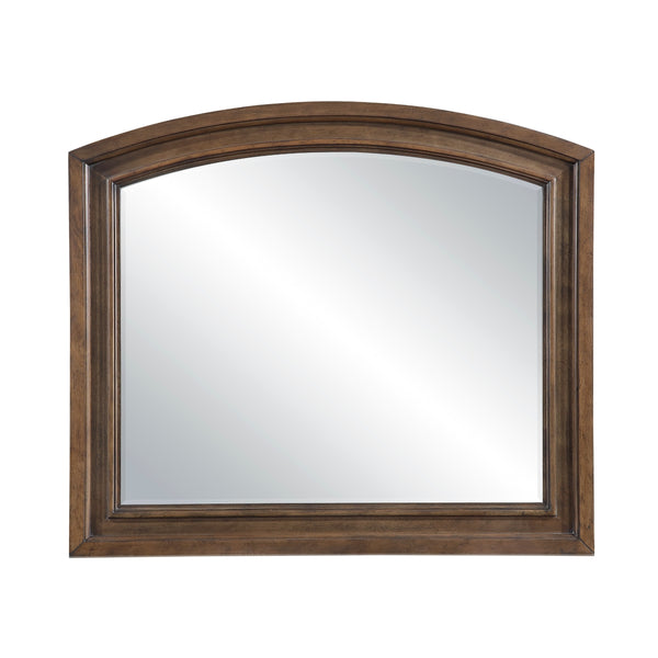 Magnolia Dark Brown Arched Dresser Mirror