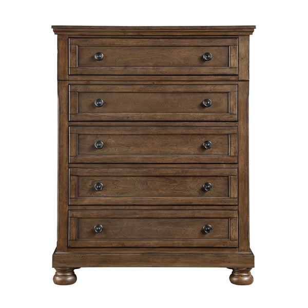Magnolia Dark Brown 5-Drawer Chest