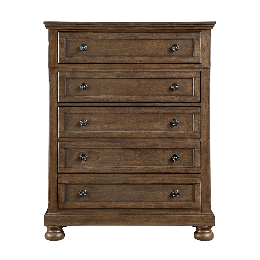 Magnolia Dark Brown 5-Drawer Chest