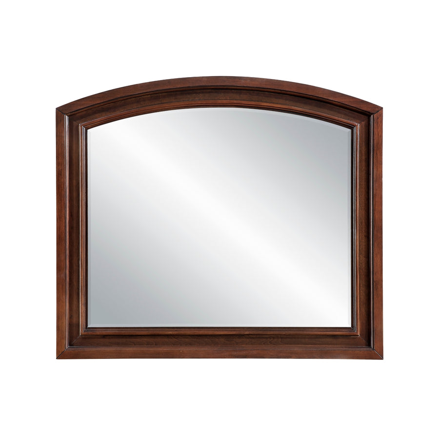 Magnolia Dark Cherry Arched Dresser Mirror