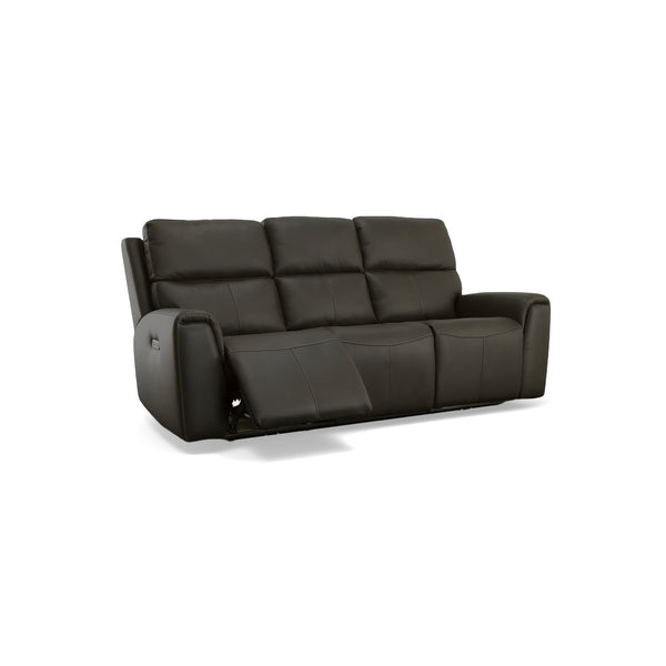 Flexsteel Jarvis Leather Power Reclining Sofa alternate view