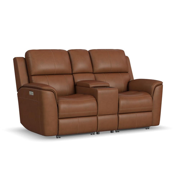 Henry Power Reclining Loveseat with Power Headrests & Lumbar