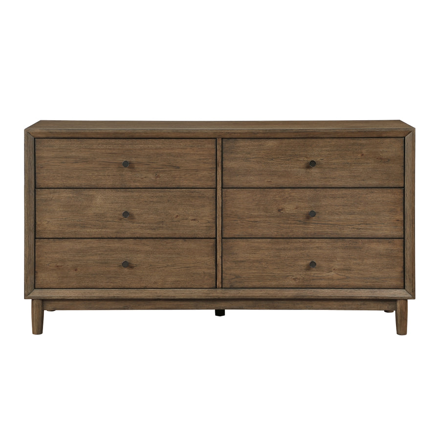 Vesper Brown Dresser with Mirror