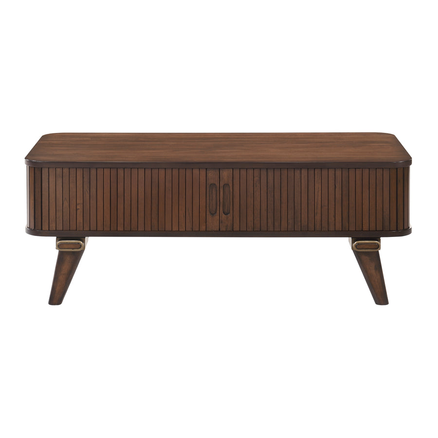 Mid-Century 3 Coffee Table w/ Storage 47.5 x 23.5 x 18.5H