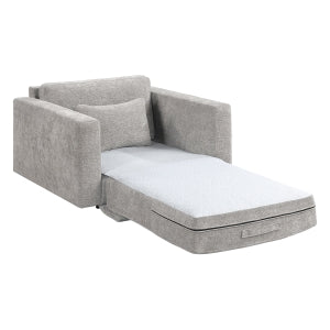 Stratus Gray Convertible Sleeper Chair alternate view