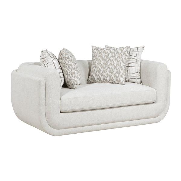 Cozy Collection Love Seat w/4 Designer Accent Pillows alternate view