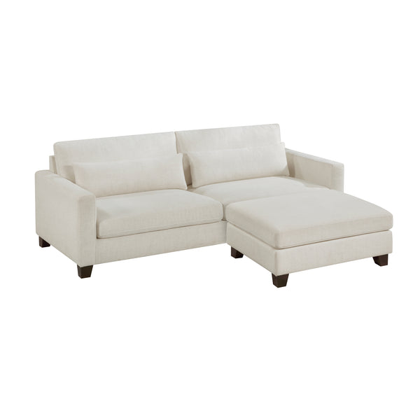 Zeke Sofa with Ottoman alternate view