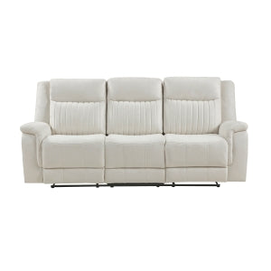Dean Double Reclining Sofa, Beige