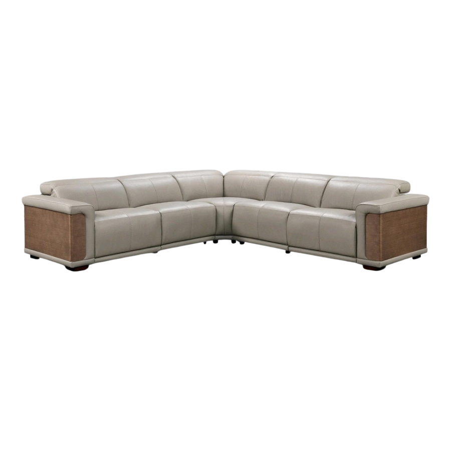 Broadway Modular Sectional w/3 Power Recliner