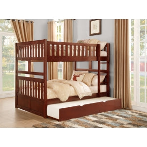 Rowe Full/Full Bunk Bed with Twin Trundle