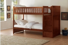 Rowe Twin/Twin Step Bunk Bed with Storage Boxes