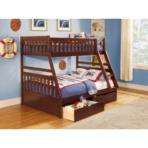 Rowe Twin/Full Bunk Bed with Storage Boxes-4 alternate view