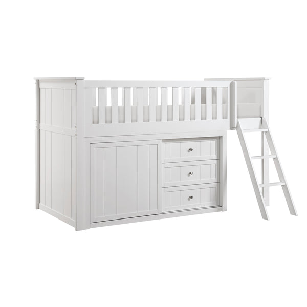 Galen (4) Low Loft Bunk with Dresser