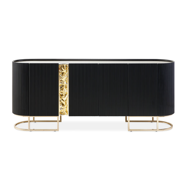 Lumière Collection Console Table Onyx