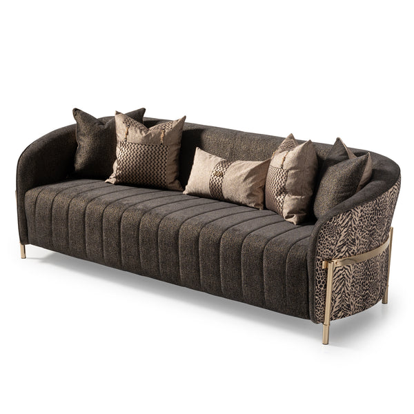 Lumière Collection Sofa — Onyx Gold alternate view