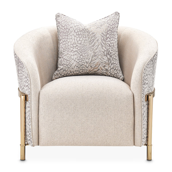 Lumière Collection Accent Chair — Opal Gold