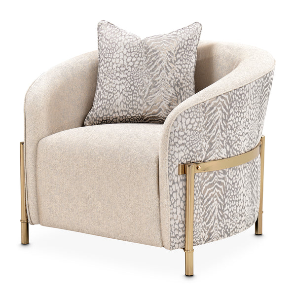 Lumière Collection Accent Chair — Opal Gold alternate view