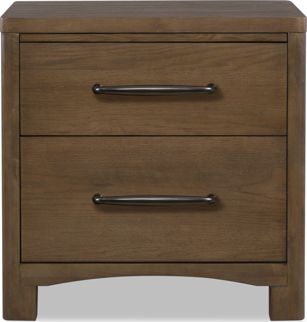 Ashley 2-Drw Nightstand - Tavern Brown - View 2