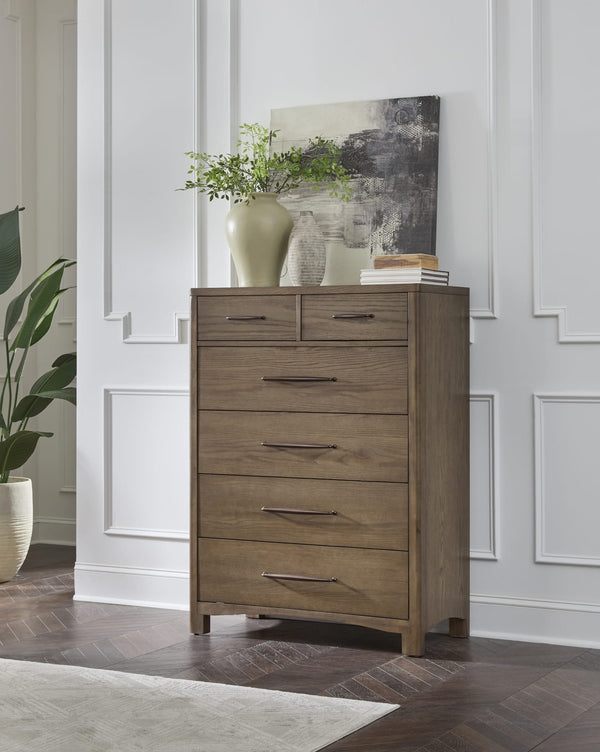 Ashley 6 Drw Chest - Tvrn Brown alternate view