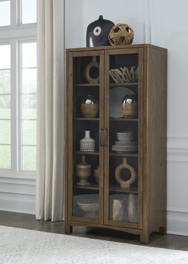 Ashley Curio Cabinet - Tvn Brwn