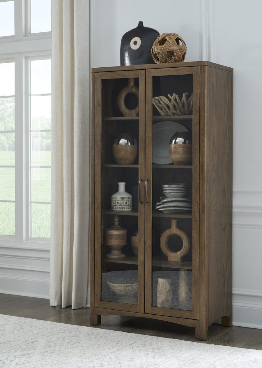 Ashley Curio Cabinet - Tvn Brwn