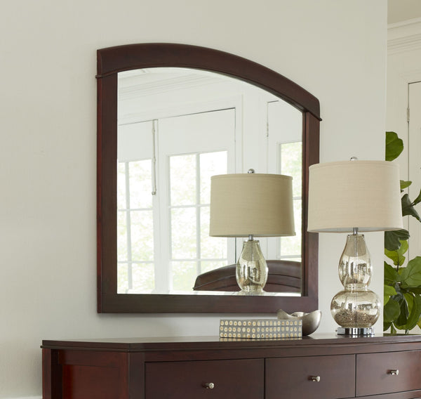 Bradford Mirror in Cinnamon