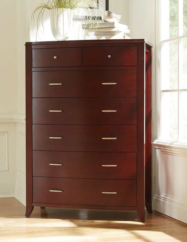 Bradford Seven Drawer Chest in Cinnamon alternate view