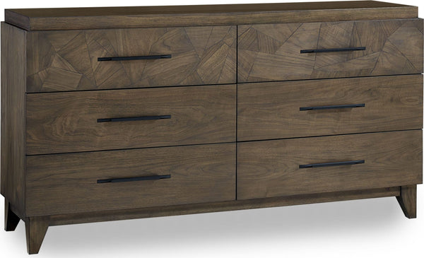 Brooks Six-Drawer Dresser in Wild Oats Brown alternate view