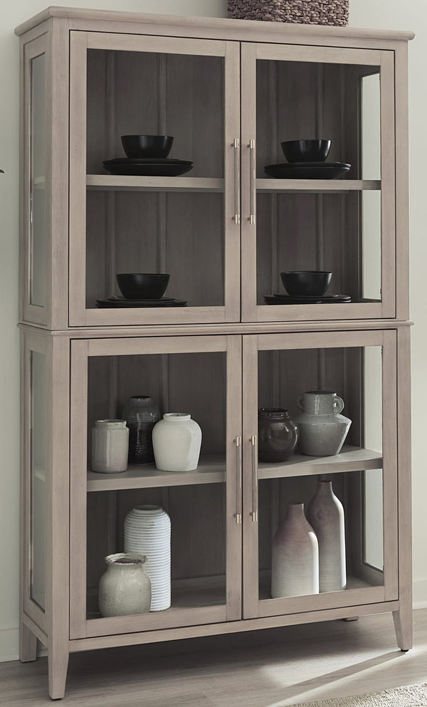 Carrington Four Door Shiplap Curio in Chai alternate view