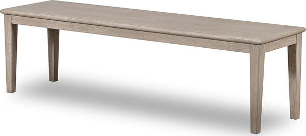 Carrington Oak Wood Bench in Chai alternate view