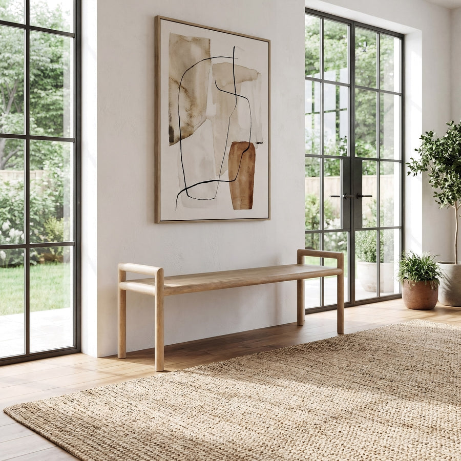 Dorchester Wood Bench - Granola