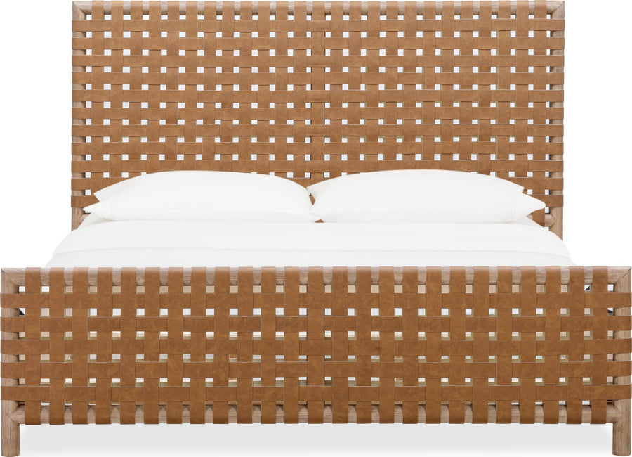 Dorchester Woven Panel Bed in Granola and Ginger - View 4