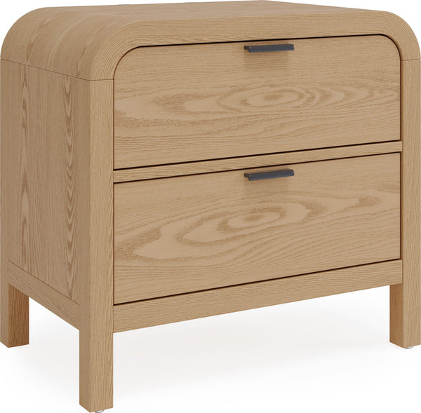 Davenport 2-Drw Nightstand W/USB - Timber alternate view