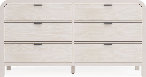Davenport Six Drawer Dresser in Sugar