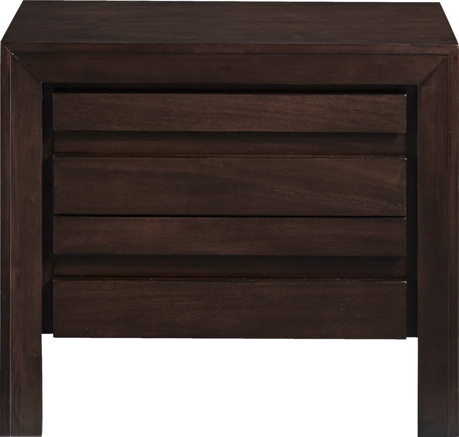 Ellington Nightstand in Chocolate Brown - View 4