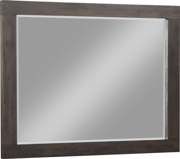 Hudson Beveled Glass Mirror in Basalt Grey alternate view