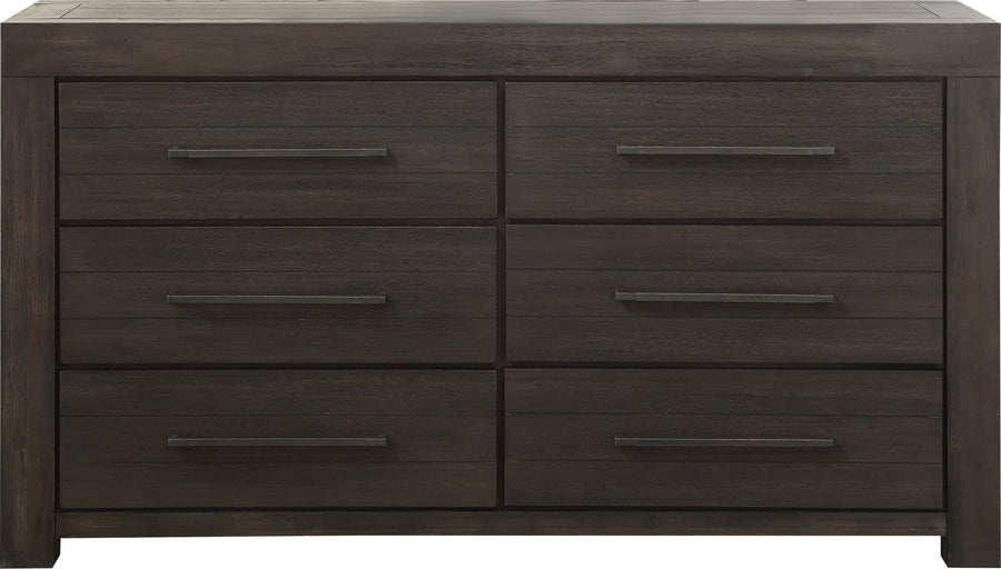 Hudson Six Drawer Dresser in Basalt Grey - View 2