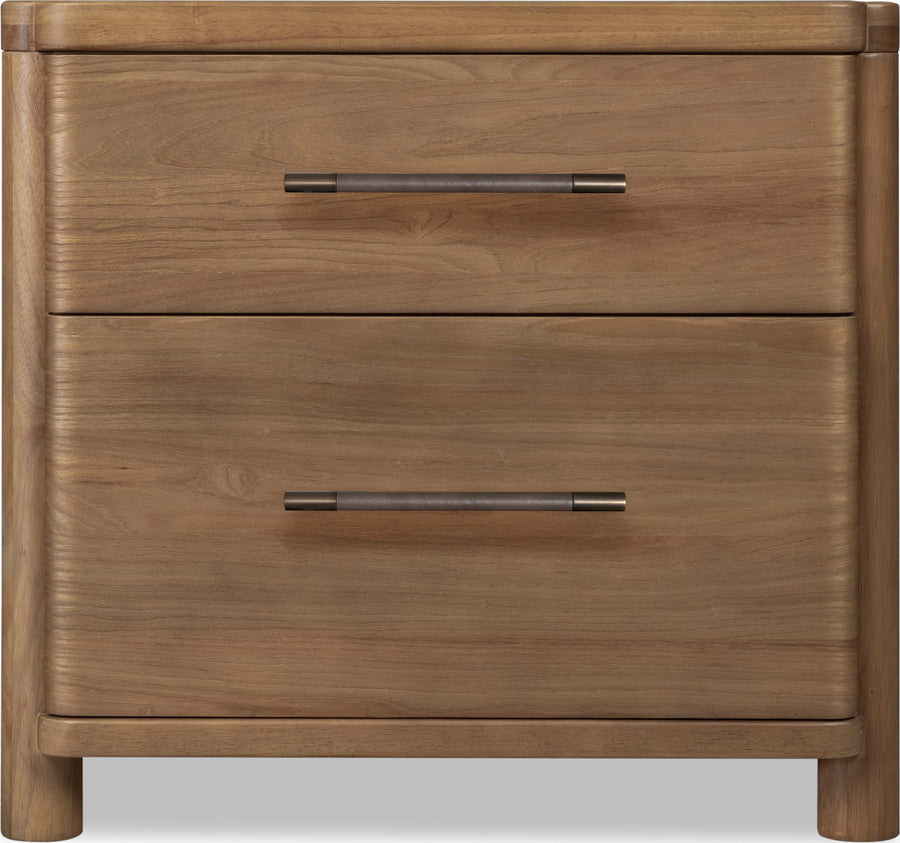 Holland 2 Drw Nightstand w/CM - Cbn Glw - View 2