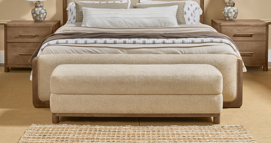 Holland Wd/Upholstered Bnch - Swt/C Glw