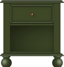 Kingsley 1-Drawer Nightstand - Juniper