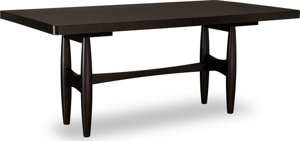 Kingston Extendable Rectangular Dining Table in Minx - View 4