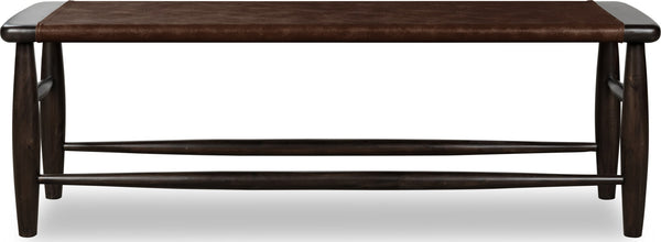 Kingston Upholstered Bench in Minx alternate view