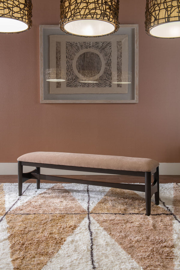 Kingston Upholstered Dining Bench in Minx