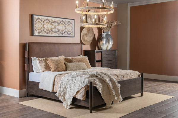 Kingston Upholstered Panel Bed in Minx alternate view