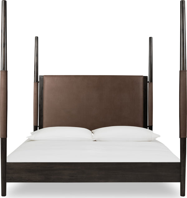 Kingston Upholstered Poster Bed in Minx alternate view