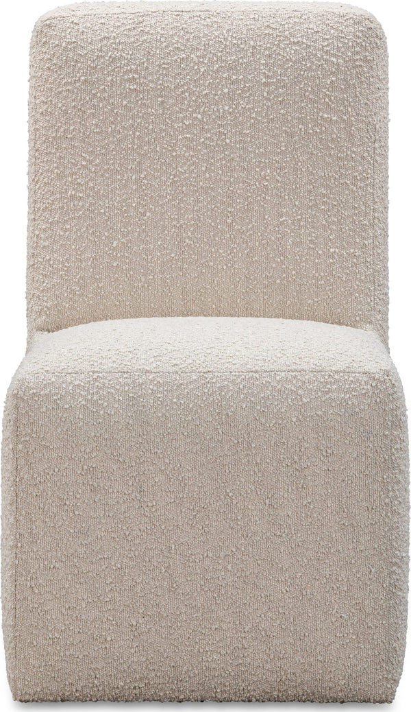 Logan Fully Upholstered Dining Chair in Brun Boucle alternate view