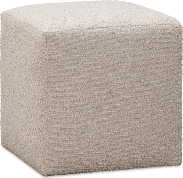 Logan Fully Upholstered Dining Ottoman in Brun Boucle alternate view